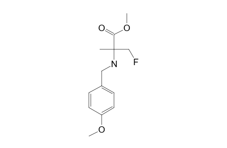 (+/-)-3-FLUORO-2-(4-METHOXYBENZYLAMINO)-2-METHYLPROPIONIC-ACID-METHYLESTER
