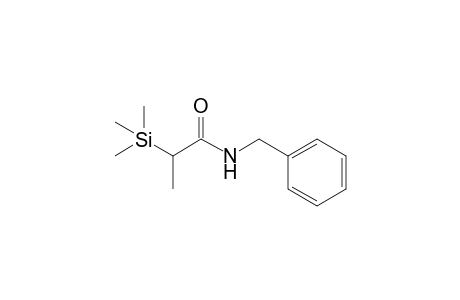 N-(phenylmethyl)-2-trimethylsilyl-propanamide