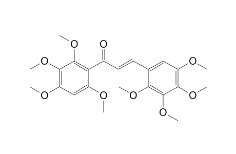(E)-3-(2,3,4,5-tetramethoxyphenyl)-1-(2,3,4,6-tetramethoxyphenyl)-2-propen-1-one