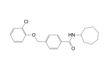 4-[(2-chlorophenoxy)methyl]-N-cycloheptylbenzamide