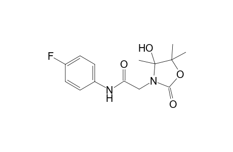 Acetamide, N-(4-fluorophenyl)-2-(4-hydroxy-4,5,5-trimethyl-2-oxooxazolidin-3-yl)-
