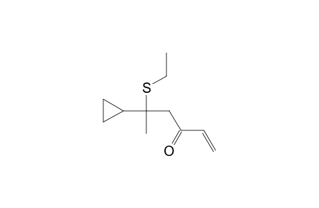 5-cyclopropyl-5-ethylsulfanylhex-1-en-3-one