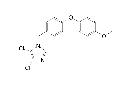 1H-Imidazole, 4,5-dichloro-1-[[4-(4-methoxyphenoxy)phenyl]methyl]-