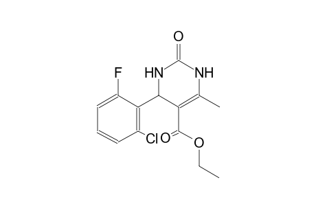 ethyl 4-(2-chloro-6-fluorophenyl)-6-methyl-2-oxo-1,2,3,4-tetrahydro-5-pyrimidinecarboxylate