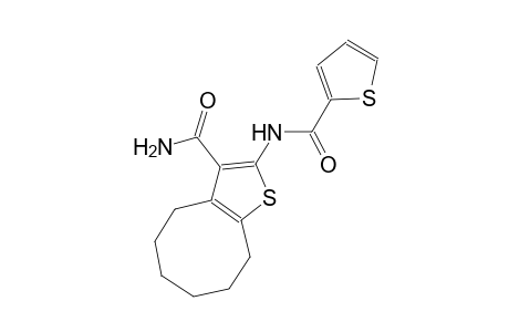 2-[(2-thienylcarbonyl)amino]-4,5,6,7,8,9-hexahydrocycloocta[b]thiophene-3-carboxamide