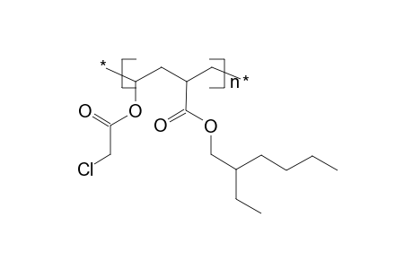 Poly(vinyl chloroacetate-co-ethylhexyl acrylate)