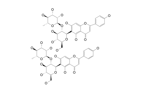 APIGENIN-6-C-ALPHA-L-RHAMNOPYRANOSYL-(1->2)-BETA-D-GLUCOPYRANOSIDE