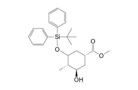 Methyl (1R,3R,4S)-5-[(t-butyldiphenylsilyl)oxy]-4-methyl-3-hydroxycyclohexane-1-carboxylate