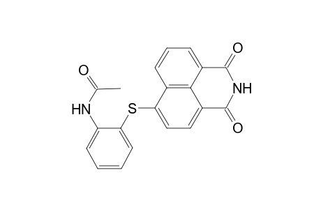 Acetamide, N-[2-(1,3-dihydro-1,3-dioxo-2H-benzo[d,E]isoquinoline-6-ylthio)phenyl]-