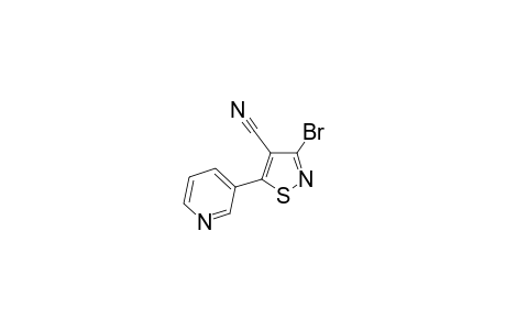 3-Bromo-5-(pyridin-3-yl)isothiazole-4-carbonitrile