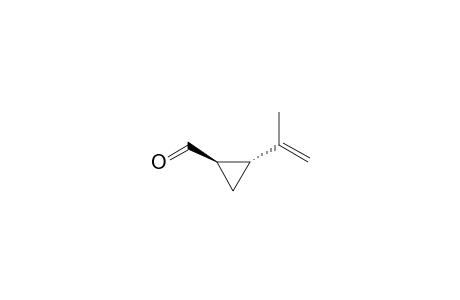 trans-1-Formyl-2-(1-methylethenyl)cyclopropane