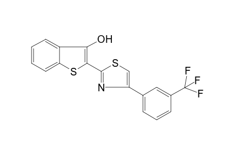 2-[4-(3-trifluoromethyl-phenyl)-thiazol-2-yl]-benzo[b]thiophen-3-ol
