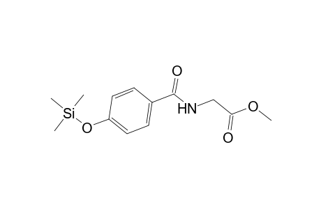 Glycine, N-[4-[(trimethylsilyl)oxy]benzoyl]-, methyl ester