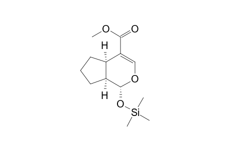 Cyclopenta[c]pyran-4-carboxylic acid, 1,4a,5,6,7,7a-hexahydro-1-[(trimethylsilyl)oxy]-, methylester, (1.alpha.,4a.alpha.,7a.alpha.)-(.+-.)-