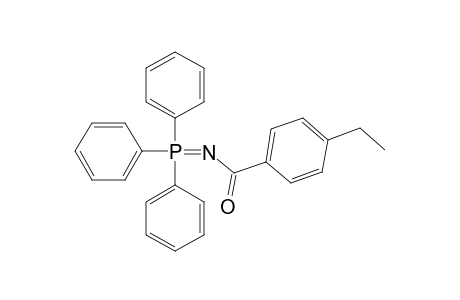 4-ethyl-N-tri(phenyl)phosphoranylidenebenzamide
