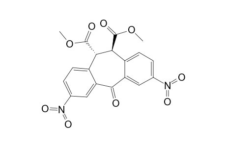 5H-Dibenzo[a,d]cycloheptene-10,11-dicarboxylic acid, 10,11-dihydro-3,7-dinitro-5-oxo-, dimethyl ester, (10R-trans)-