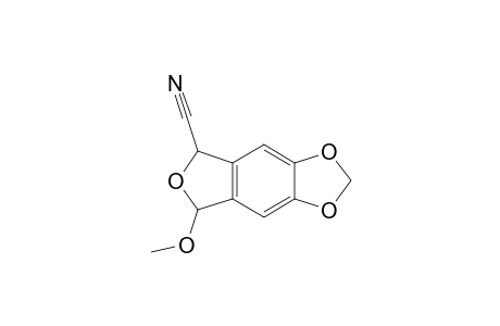 7-Methoxy-5,7-dihydrofuro[3,4-f][1,3]benzodioxole-5-carbonitrile