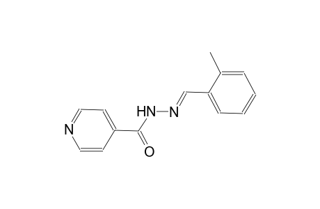 N'-[(E)-(2-methylphenyl)methylidene]isonicotinohydrazide