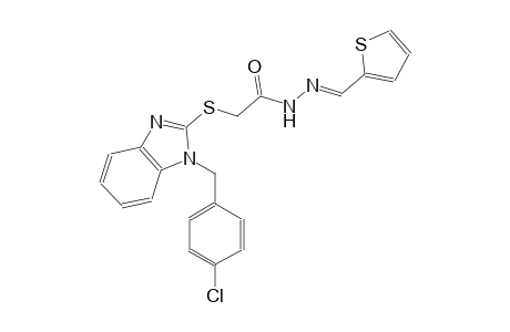 acetic acid, [[1-[(4-chlorophenyl)methyl]-1H-benzimidazol-2-yl]thio]-, 2-[(E)-2-thienylmethylidene]hydrazide