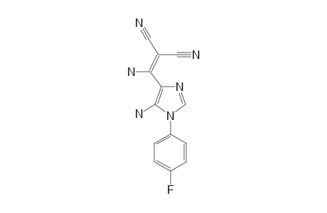 2-[amino-[5-amino-1-(4-fluorophenyl)imidazol-4-yl]methylene]malononitrile