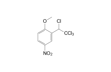 2-(1,2,2,2-tetrachloroethyl)-4-nitroanisole