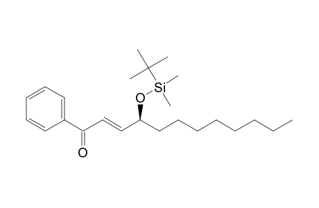 (E,4S)-4-[tert-butyl(dimethyl)silyl]oxy-1-phenyl-2-dodecen-1-one