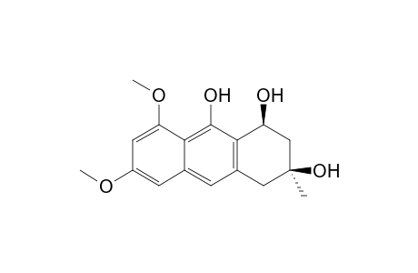 (1S,3S)-6,8-dimethoxy-3-methyl-2,4-dihydro-1H-anthracene-1,3,9-triol