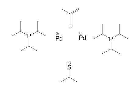 Mu-(2-Methylallyl)-Mu-(isopropylthiolato)-bis(triisopropylphosphan)dipalladium(I)