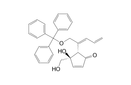 (-)-(4R,5S)-4-Hydroxy-4-(hydroxymethyl)-5-[(1E)-1-(triphenylmethoxymethyl)-1,3-butadienyl]-2-cyclopentenone