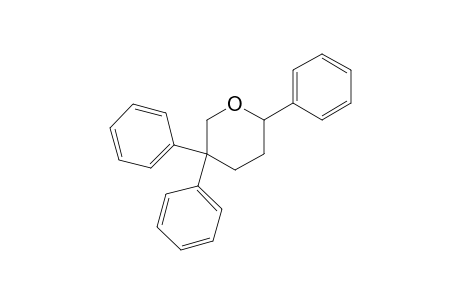 2,5,5-triphenyltetrahydropyran