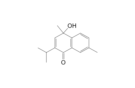 4,7-Dimethyl-4-oxidanyl-2-propan-2-yl-naphthalen-1-one