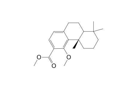 Methyl 5-Methyoxy-1,2,3,4,4a,9,10,10a-octahydro-1,1,4a.beta.-trimethyl-6-phenanthroate