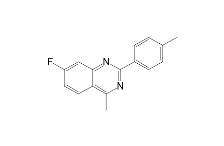 7-Fluoro-4-methyl-2-p-tolylquinazoline