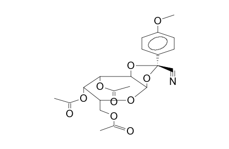 3,4,6-TRI-O-ACETYL-1,2-O-[ALPHA-(EXO-CYANO)-PARA-METHOXYBENZYLIDENE]-ALPHA-D-GALACTOPYRANOSE