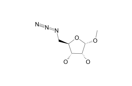 METHYL_5-AZIDO-5-DEOXY-ALPHA-D-RIBOFURANOSIDE;MINOR_ISOMER