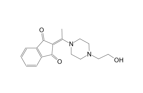 2-{1-[4-(2-hydroxyethyl)-1-piperazinyl]ethylidene}-1H-indene-1,3(2H)-dione
