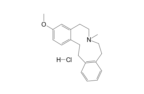 3-Methoxy-7-methyl-6,7,8,9,14,15-hexahydro-5Hdibenzo[d,h]azacycloundecene hydrochloride
