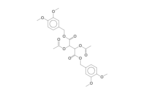 L(+)-Tartaric acid, 2,3-diacetyl-, bis[(3,4-dimethoxybenzyl) ester]
