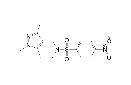benzenesulfonamide, N-methyl-4-nitro-N-[(1,3,5-trimethyl-1H-pyrazol-4-yl)methyl]-