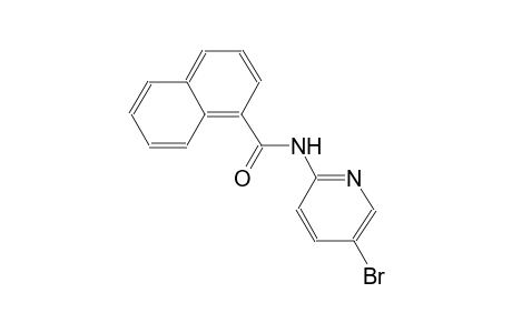 N-(5-bromo-2-pyridinyl)-1-naphthamide