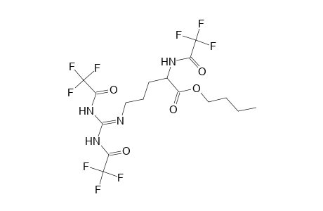 Butyl 5-((bis[(trifluoroacetyl)amino]methylene)amino)-2-[(trifluoroacetyl)amino]pentanoate