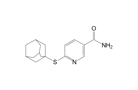 3-Pyridinecarboxamide, 6-(tricyclo[3.3.1.13,7]dec-1-ylthio)-