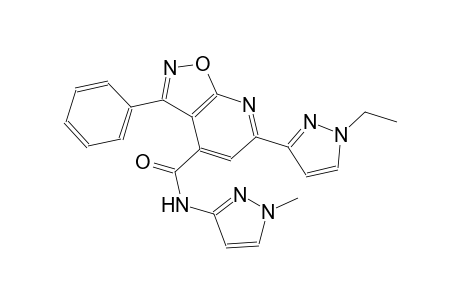 isoxazolo[5,4-b]pyridine-4-carboxamide, 6-(1-ethyl-1H-pyrazol-3-yl)-N-(1-methyl-1H-pyrazol-3-yl)-3-phenyl-