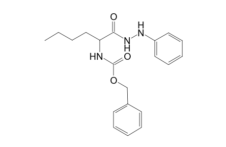 1-[2-(N'-Benzoxyamido)-5-methylpentanoyl]-2-phenylhydrazine