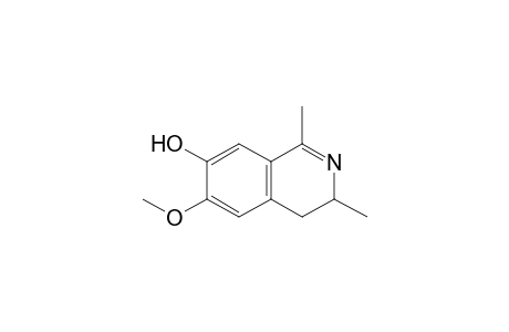 7-Hydroxy-1,3-dimethyl-6-methoxy-3,4-dihydroisoquinoline