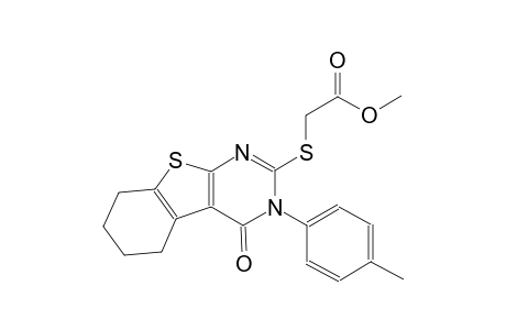 methyl {[3-(4-methylphenyl)-4-oxo-3,4,5,6,7,8-hexahydro[1]benzothieno[2,3-d]pyrimidin-2-yl]sulfanyl}acetate
