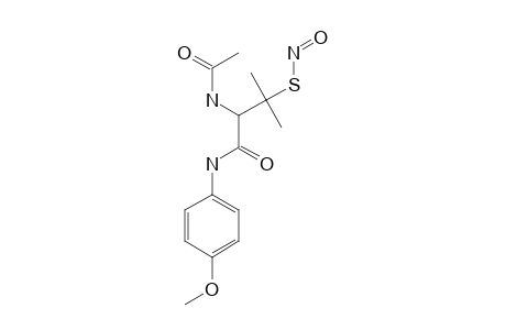 2-ACETAMIDE-3-METHYL-3-NITROSOSULFANYL-N-(PARA-METHOXYPHENYL)-BUTANAMIDE