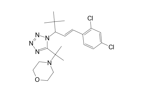 4-[1-[1-[(E)-1-tert-butyl-3-(2,4-dichlorophenyl)allyl]tetrazol-5-yl]-1-methyl-ethyl]morpholine