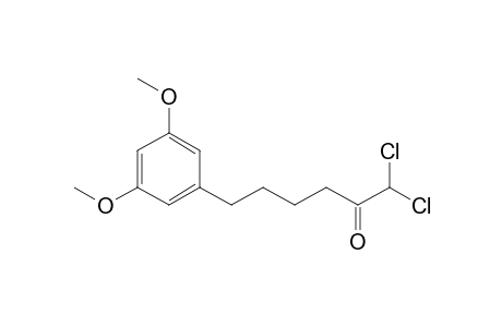 1,1-Dichloro-6-(3,5-Dimethoxyphenyl)hexan-2-one