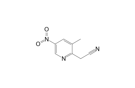 5-Nitro-3-methyl-2-cyanomethylpyridine